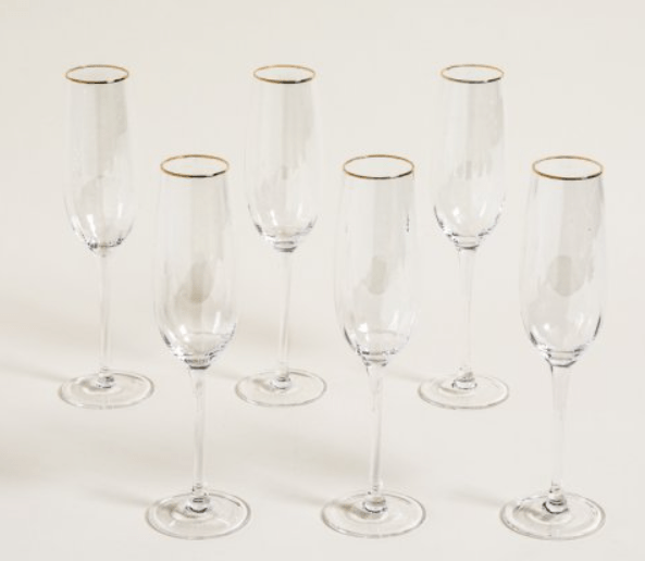 Cristal 6.5x6.5x14.5 cm Cristal de Sèvres Margot Set de Copas de Vino 2 Unidades 